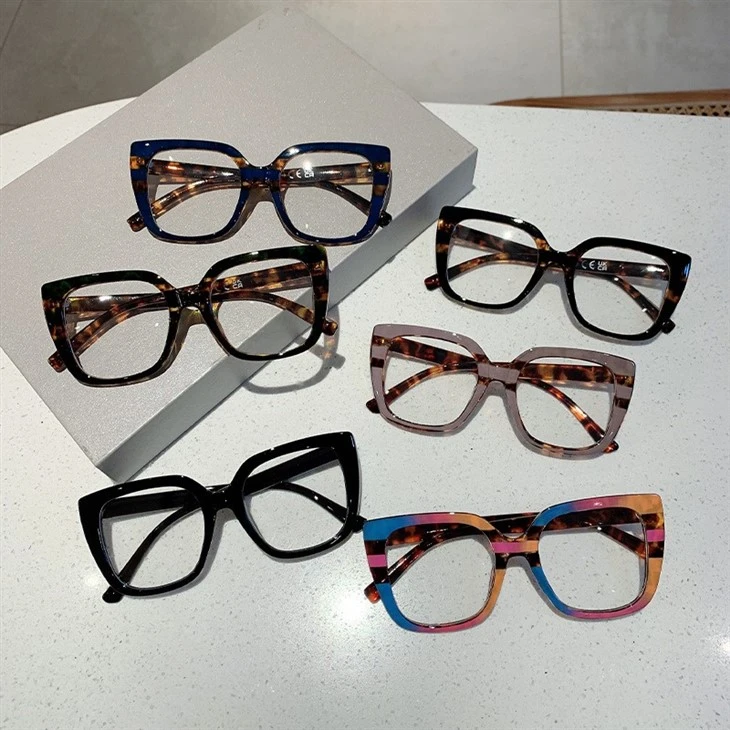 Colorful Square Women Glasses Frame