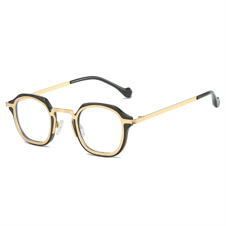 Retro Metal Frame Eyeglasses Mens