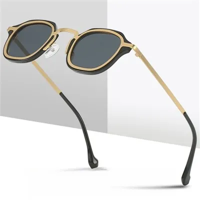 Retro Metal Frame Eyeglasses Mens